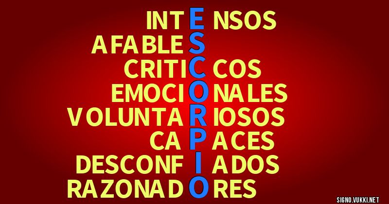 Escorpio - El significado de tu signo