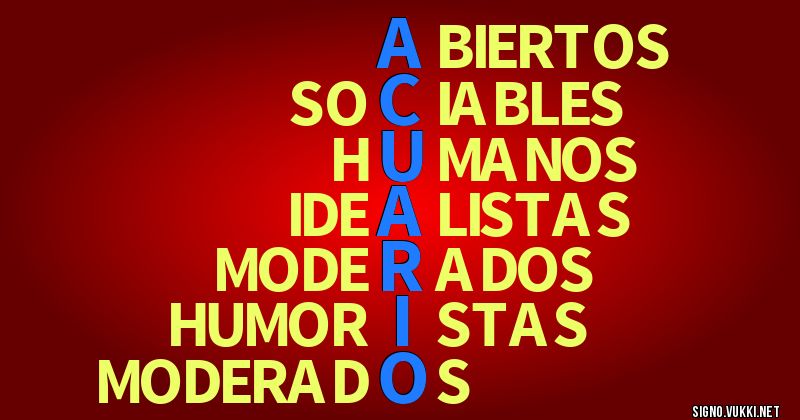 Acuario - El significado de tu signo