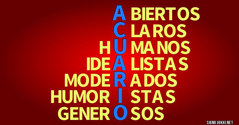 Acuario - El significado de tu signo