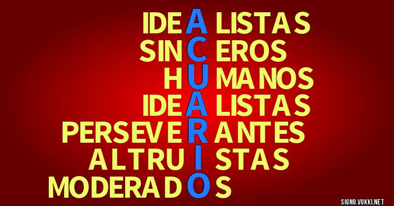 Acuario - El significado de tu signo