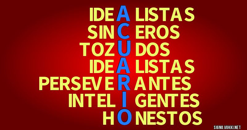 Acuario - El significado de tu signo