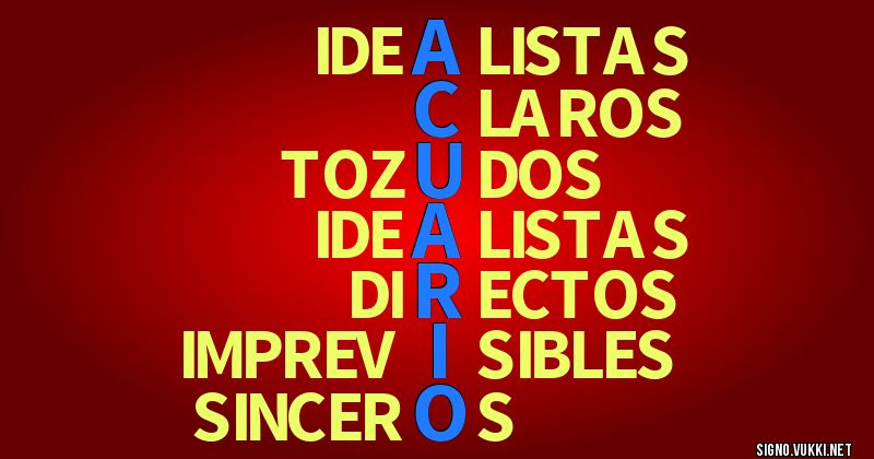 Acuario - El significado de tu signo